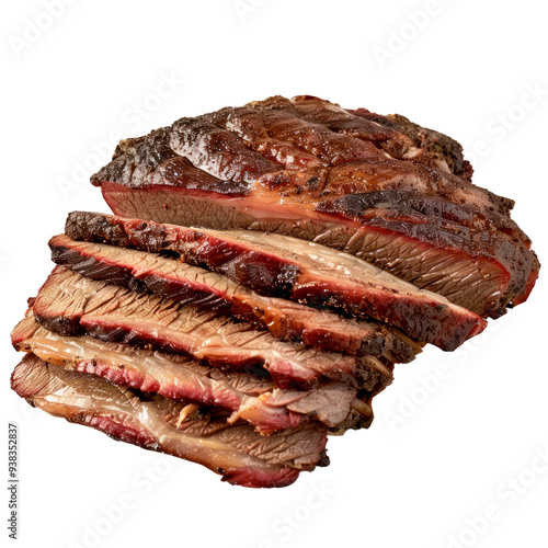 Brisket. Isolated on transparent background.