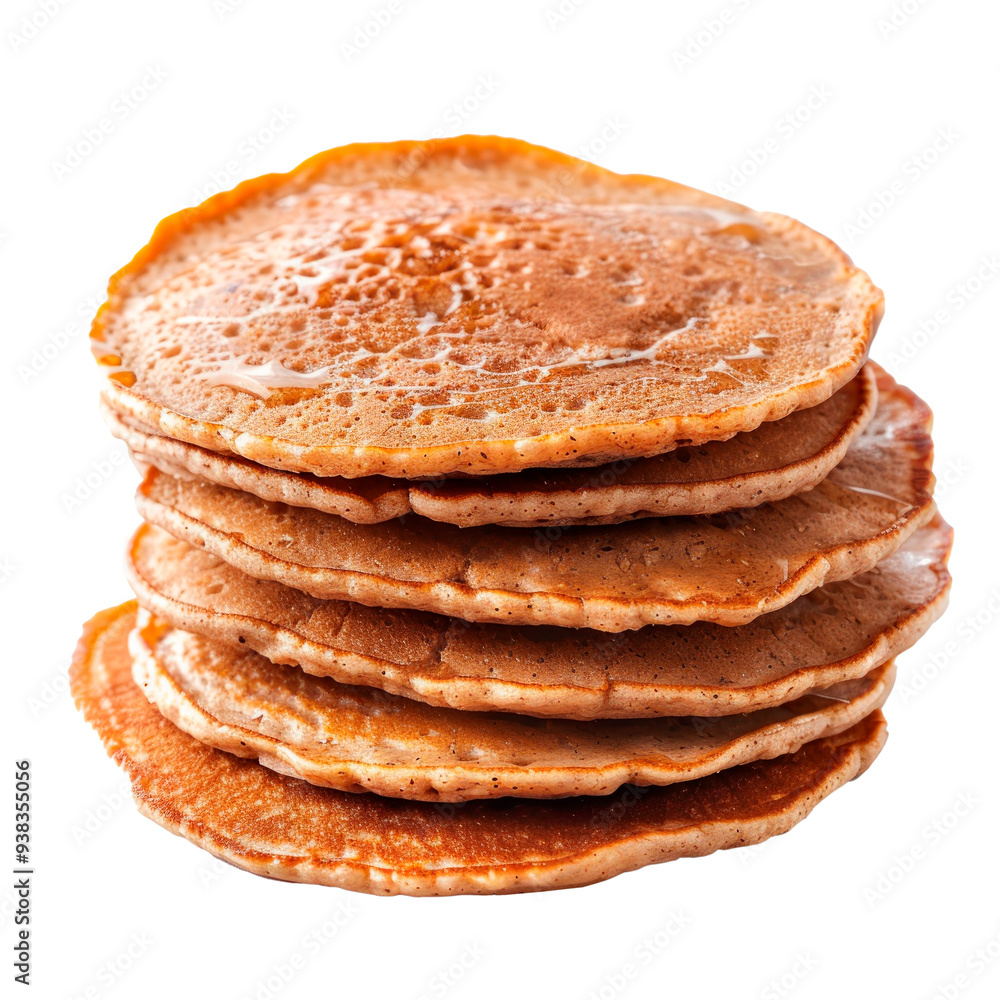 Buckwheat Pancakes. Isolated on transparent background. Buckwheat Pancakes. Isolated on transparent background.