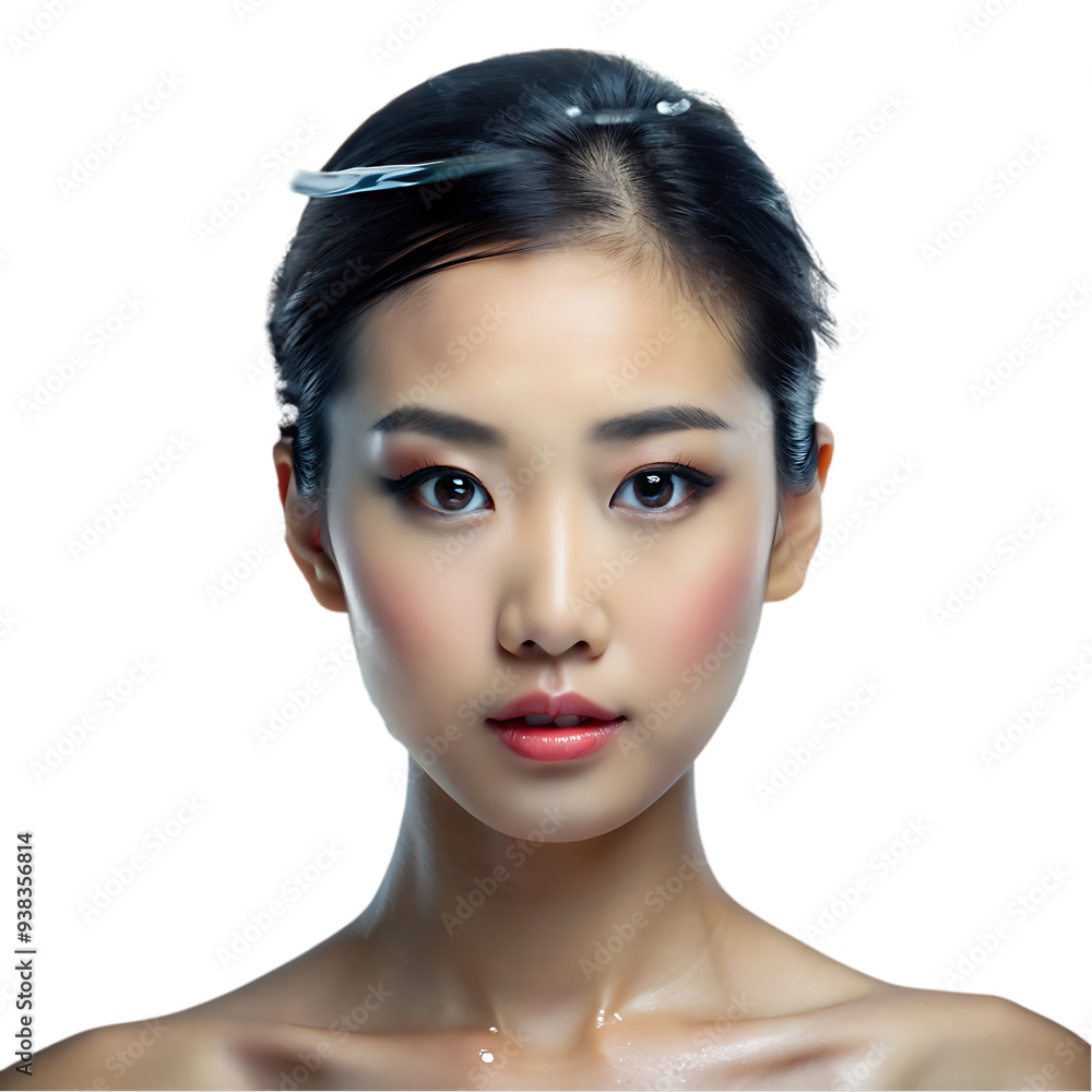 Beautiful asian woman wearing make-up Beautiful asian woman wearing make-up