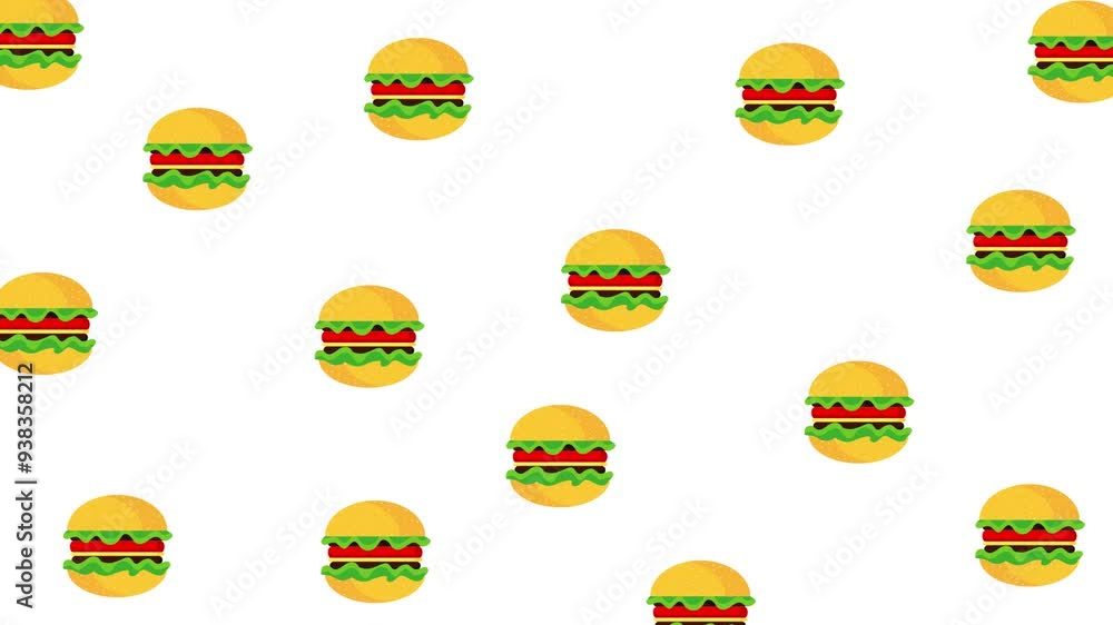 delicious fast food burgers doddle animation delicious fast food burgers doddle animation