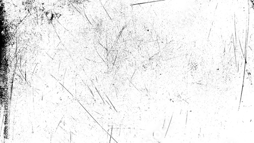 Grunge black scratched background, old film effect, distressed scary texture with space for design resource. Generative AI