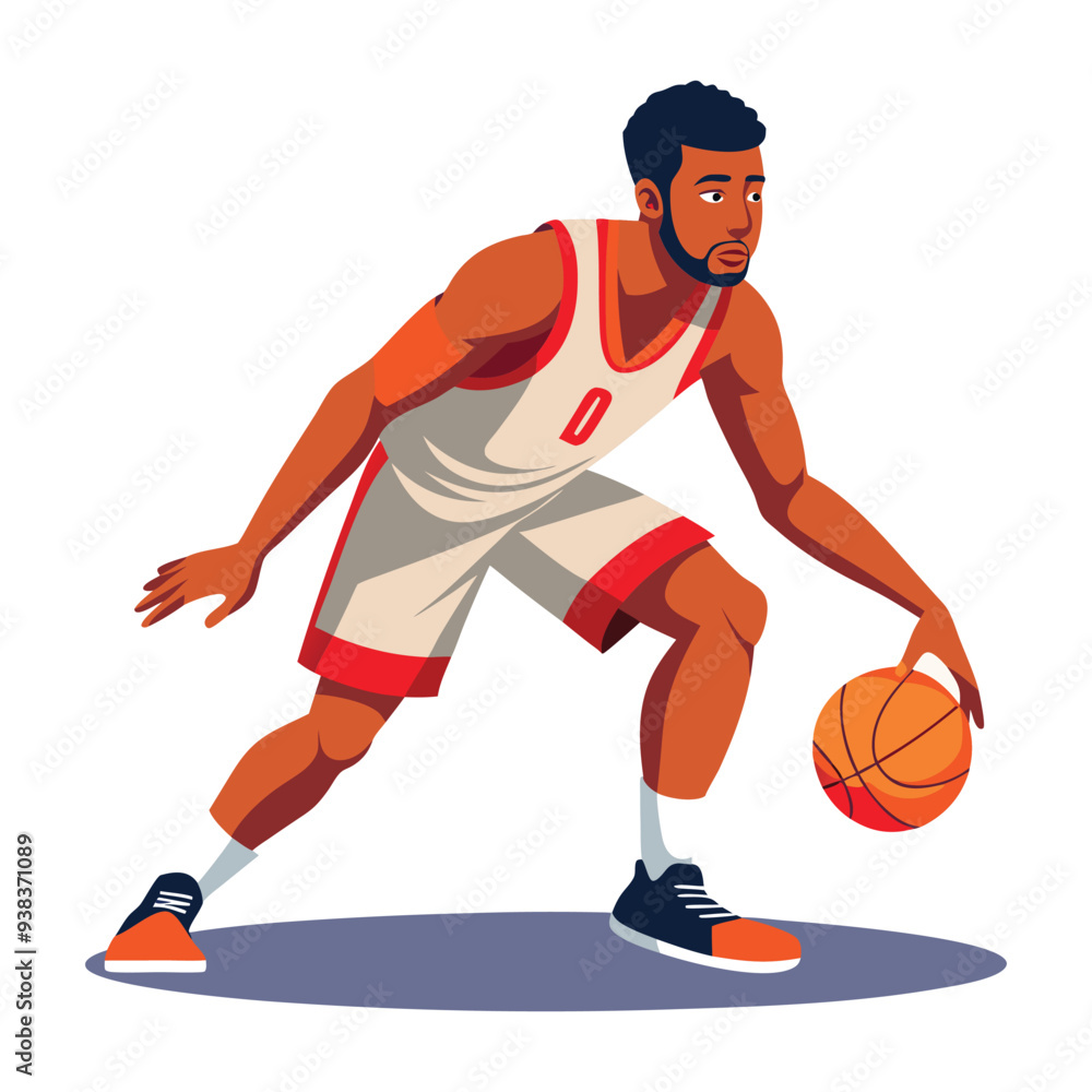 Fototapeta premium basketball player illustration