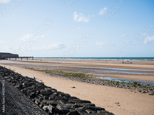 Omaha Beach in Normandy, France photo