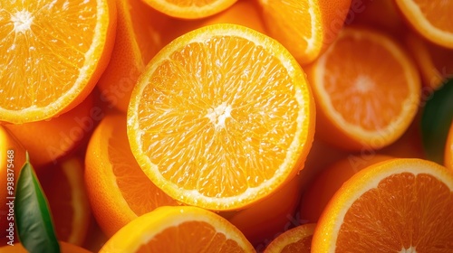 Vibrant Oranges in Stunning Detail A Close-Up Citrus Fruit Image