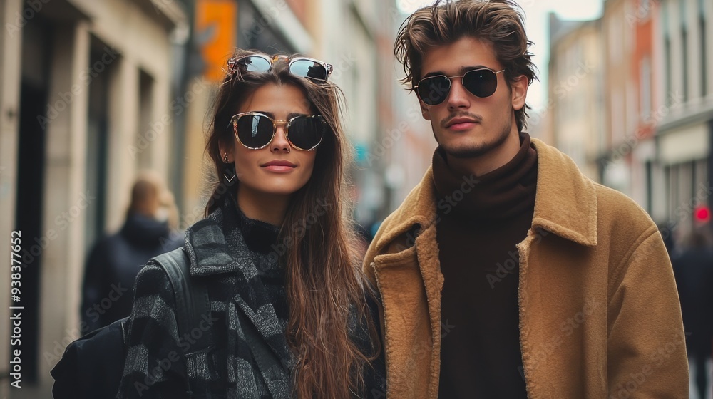 Hip pair spotted in the city. Hip pair spotted in the city.