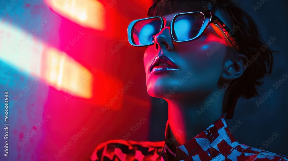 Edgy editorial showcasing futuristic garments and unconventional silhouettes, with dramatic makeup and lighting for a bold, avant-garde look. Edgy editorial showcasing futuristic garments and unconventional silhouettes, with dramatic makeup and lighting for a bold, avant-garde look.
