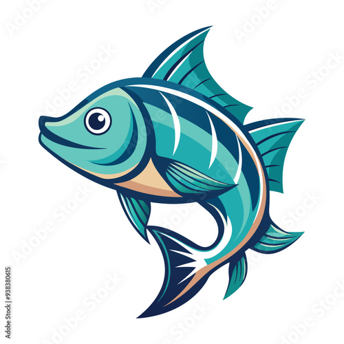 vector beautiful fish illustration design