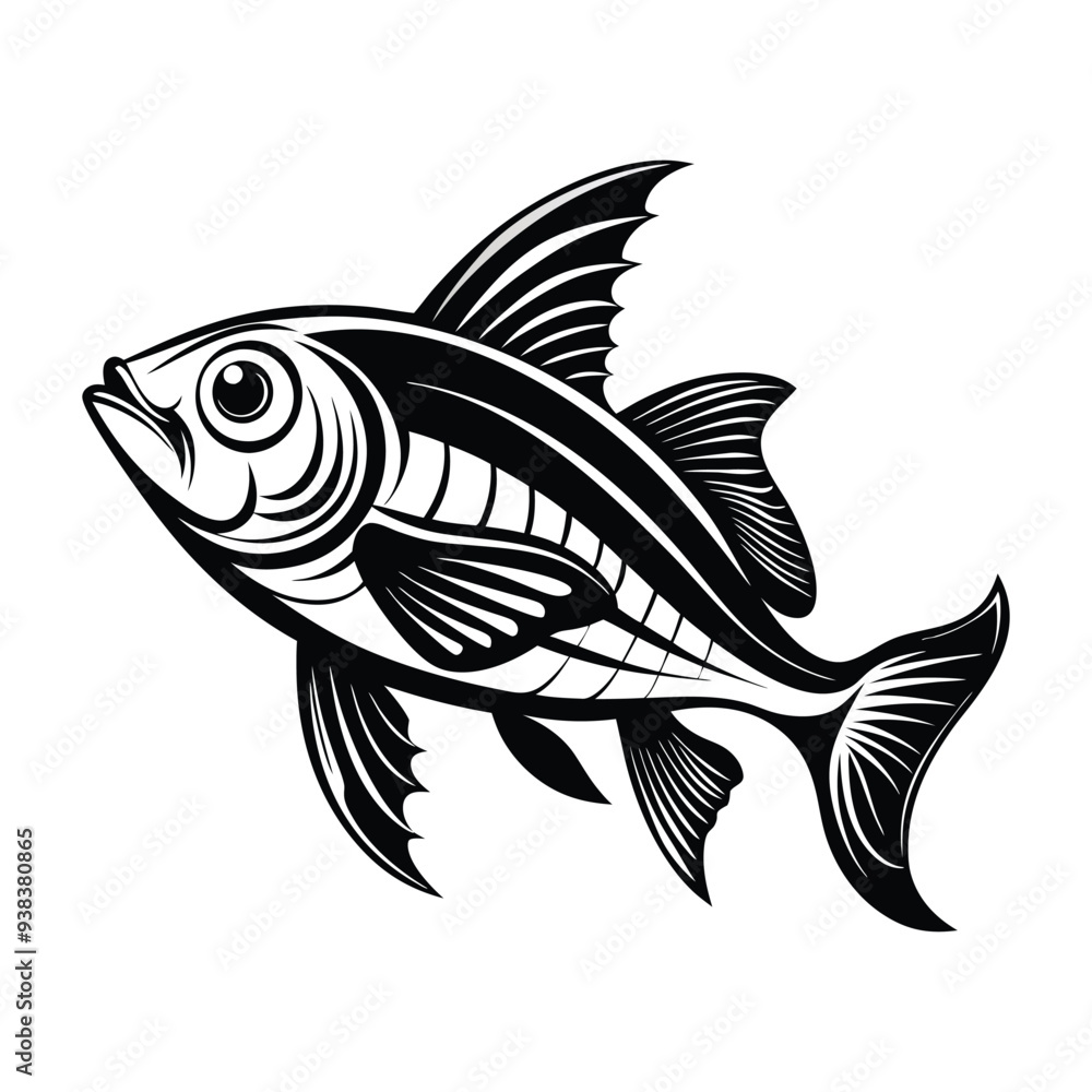 vector beautiful fish illustration design vector beautiful fish illustration design