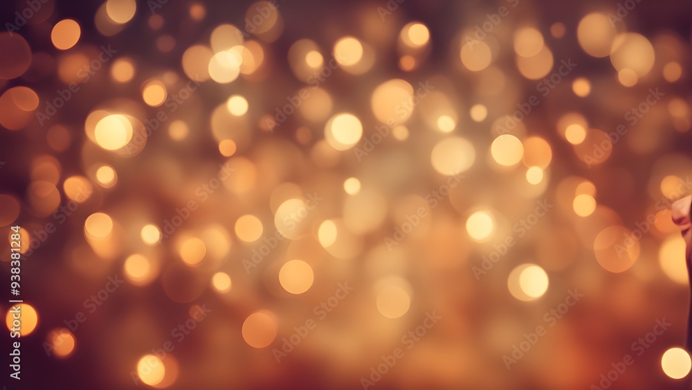 Generate a soft blurred bokeh lights background in warm tones Generate a soft blurred bokeh lights background in warm tones