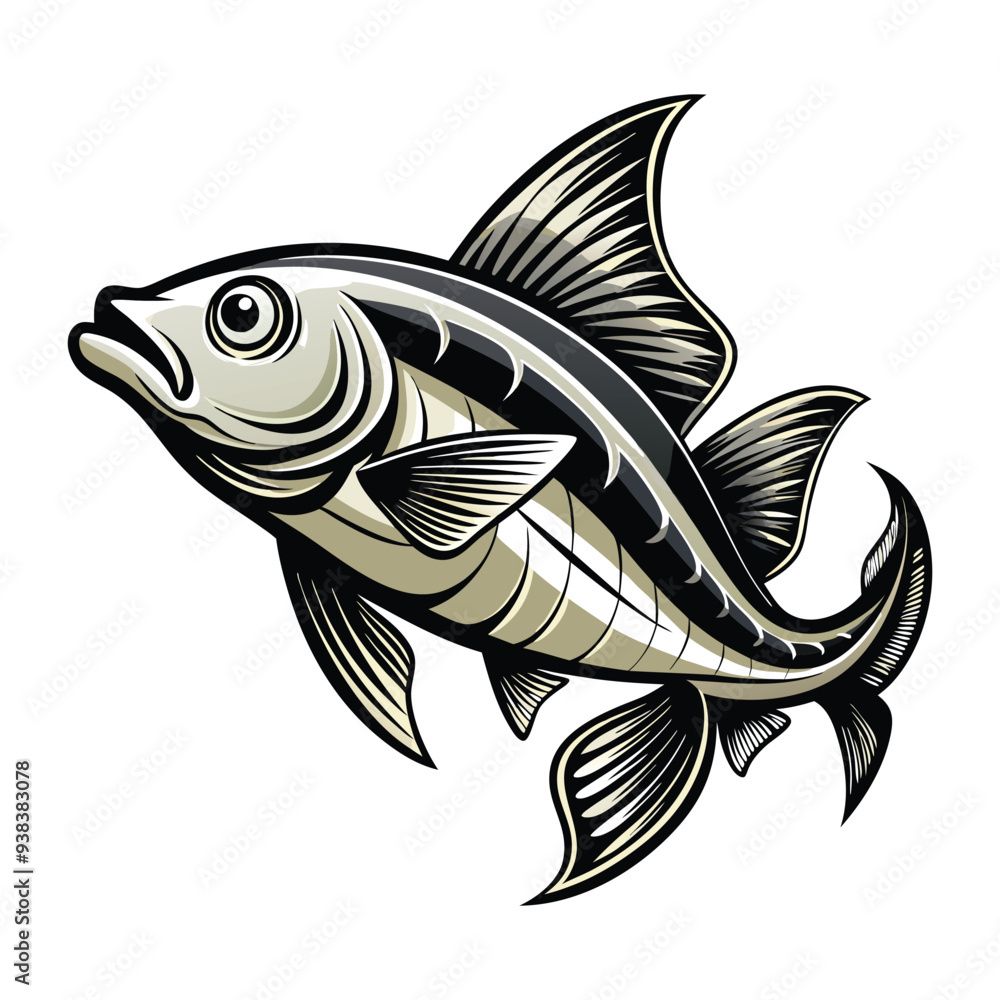 vector beautiful fish illustration design vector beautiful fish illustration design