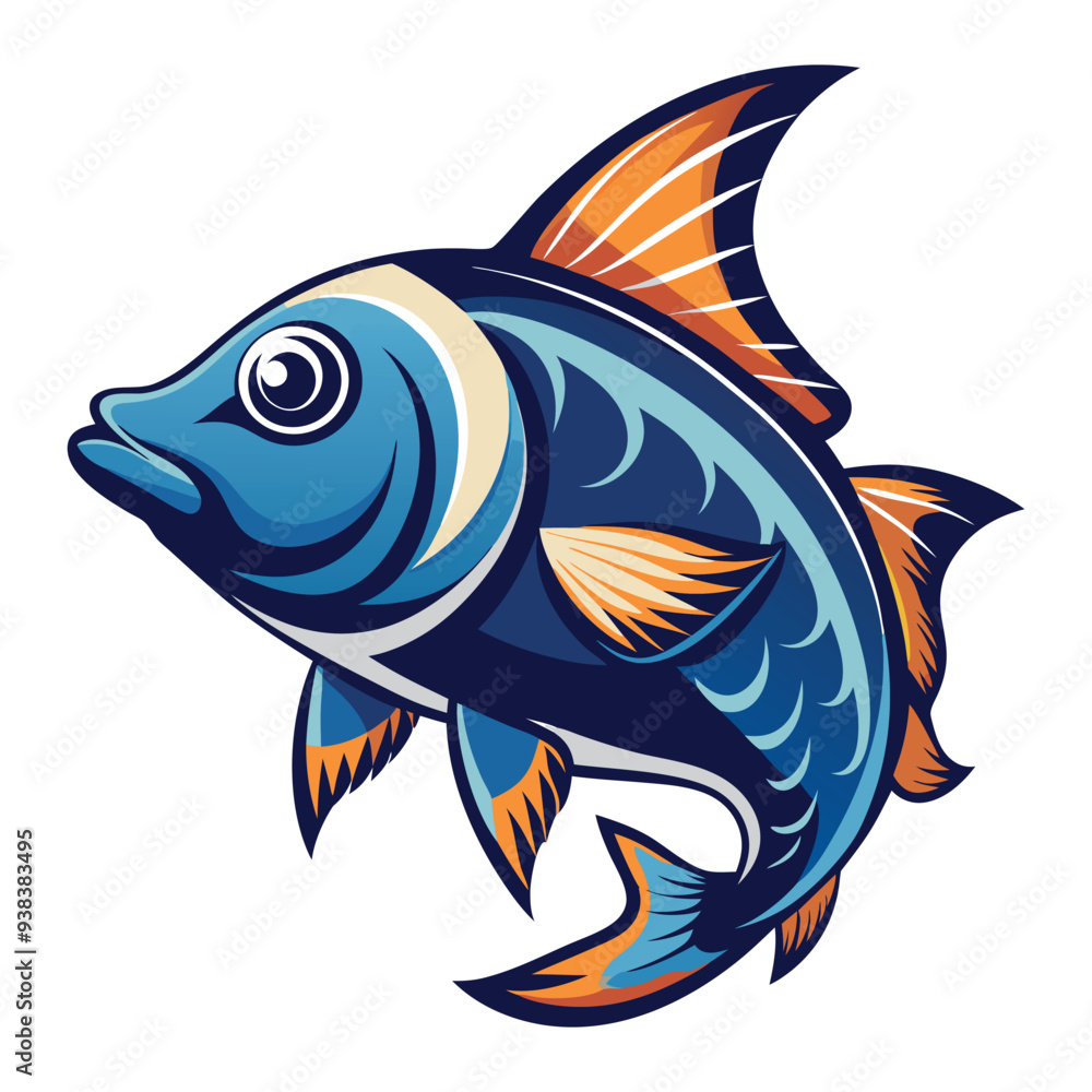vector beautiful fish illustration design vector beautiful fish illustration design