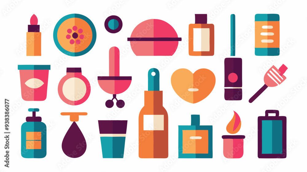 vector set of cosmetic products vector set of cosmetic products
