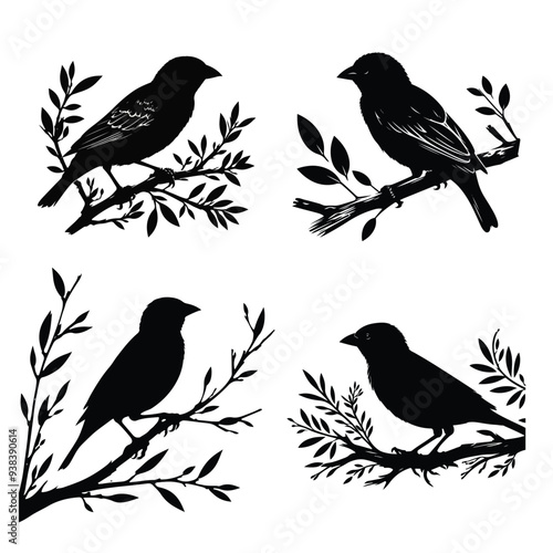 Wallpaper Mural birds Torontodigital.ca