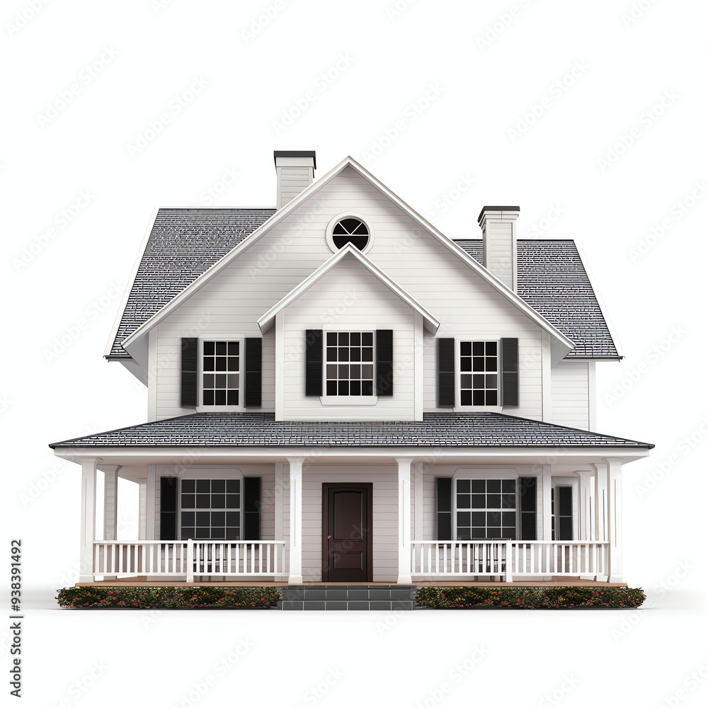 A bright yellow house with a dark gray roof, small shrubs, and a front porch.
A bright yellow house with a dark gray roof, small shrubs, and a front porch.