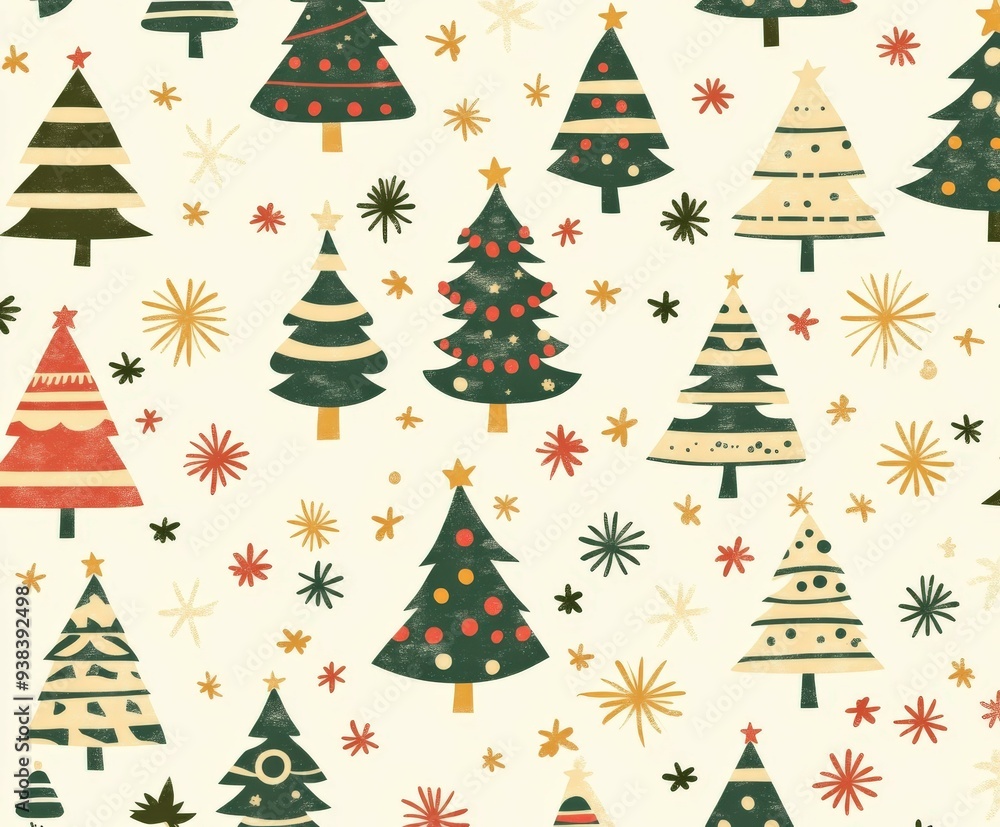 Charming festive Christmas tree doodles perfect for holiday cheer Charming festive Christmas tree doodles perfect for holiday cheer