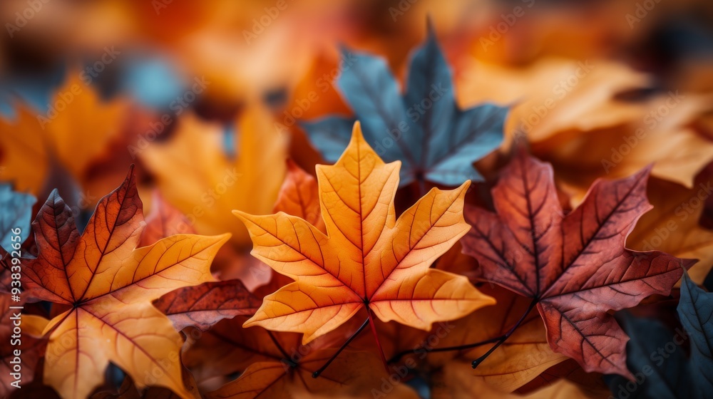 Vivid Autumn Colors: Stunning Maple Tree Leaves Background Vivid Autumn Colors: Stunning Maple Tree Leaves Background