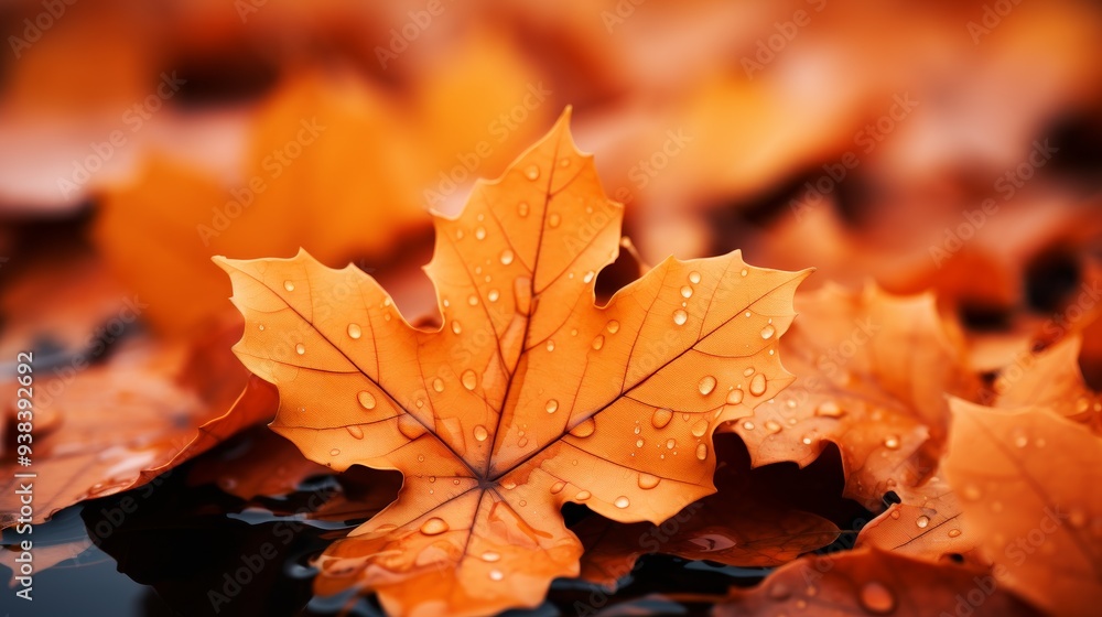 Stunning Autumn Maple Tree Leaves Background in Vibrant Colors Stunning Autumn Maple Tree Leaves Background in Vibrant Colors
