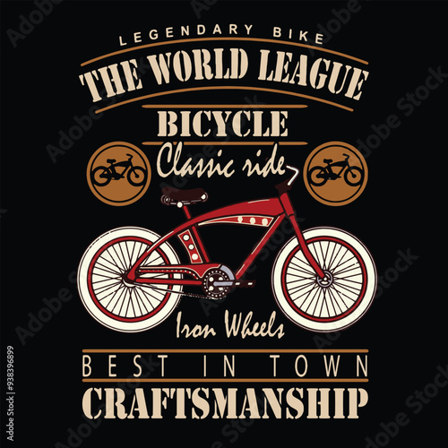 Bicycle vector file template