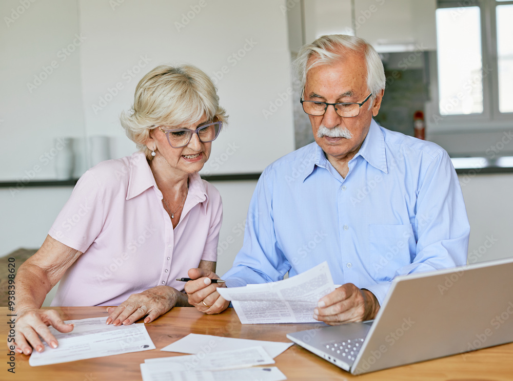 woman man senior bill finance retirement couple home document laptop wife computer budget elderly together mature old retired paperwork tax woman man senior bill finance retirement couple home document laptop wife computer budget elderly together mature old retired paperwork tax