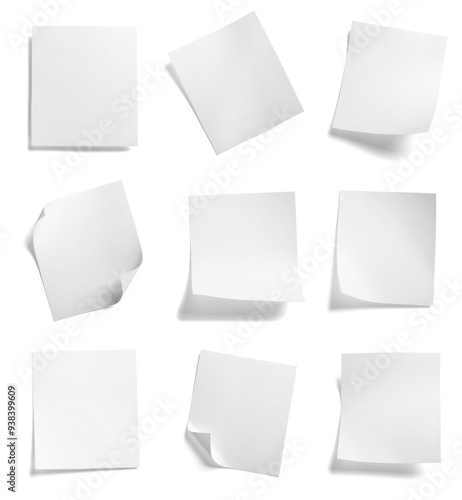 Wallpaper Mural paper message note reminder blank background office business white empty page label tag Torontodigital.ca