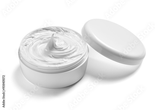  white cream container jar beauty moisturizer skin