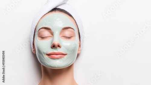 Cleansing the skin with a brightening mask, radiant complexion, deep cleanse