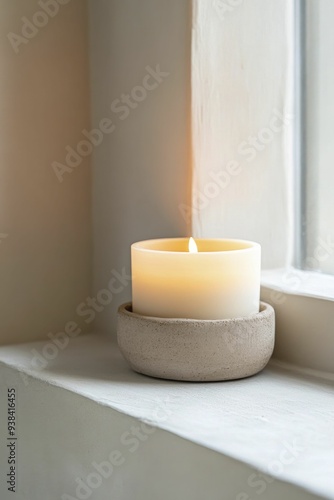 Wallpaper Mural A soft glow from the candlelight in a snug corner, evoking a sense of peace and relaxation as the evening unfolds. Torontodigital.ca