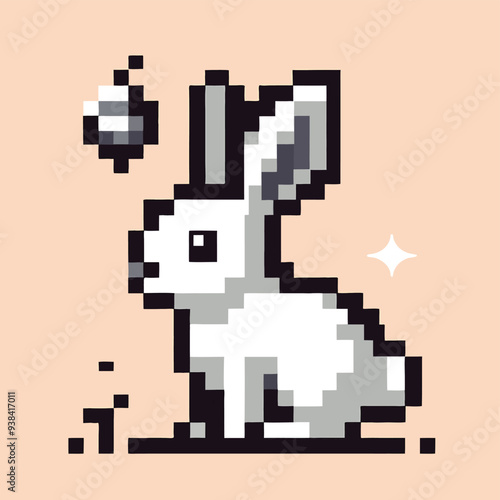 Rabbit vector "Whiskers in the Meadow"