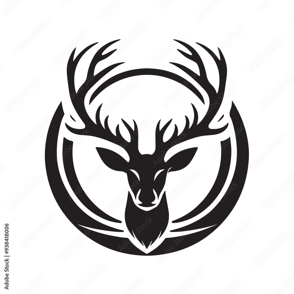 grace in the forest deer vector title illustration vector grace in the forest deer vector title illustration vector