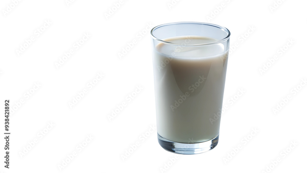 Tall glass of milk ready for drinking or recipes, transparent PNG file Tall glass of milk ready for drinking or recipes, transparent PNG file
