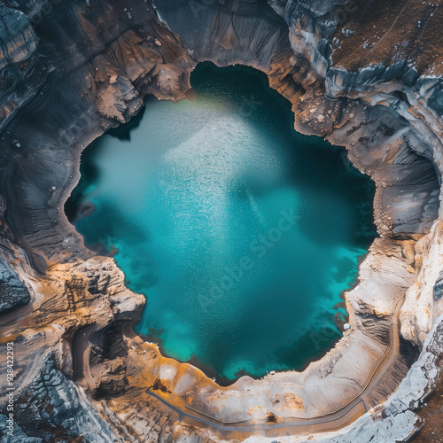 Wallpaper Mural aerial landscape drone shot Torontodigital.ca