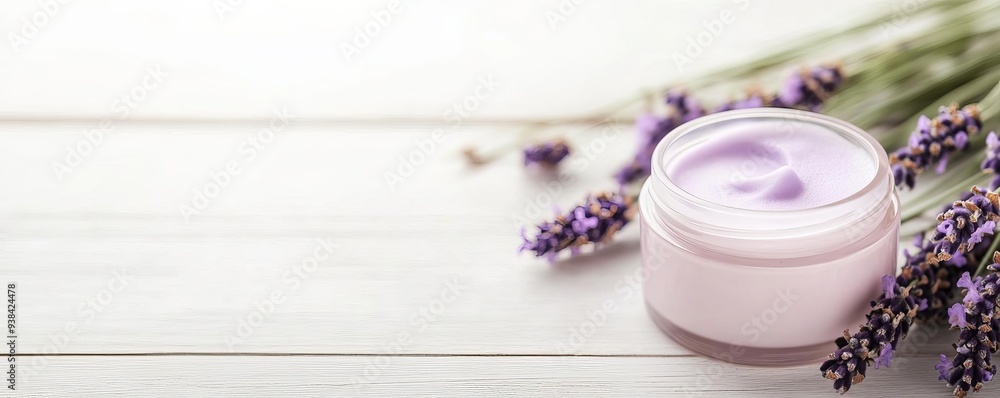 Facial foam with a soothing lavender scent, relaxing skincare, aromatic and soft Facial foam with a soothing lavender scent, relaxing skincare, aromatic and soft