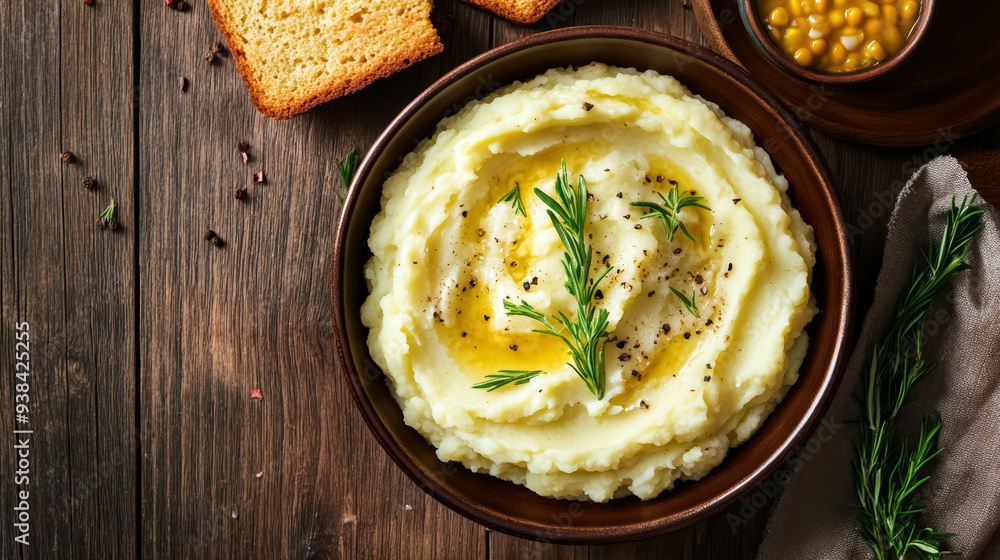 Homemade Creamy Mashed Potatoes with Fresh Herbs Homemade Creamy Mashed Potatoes with Fresh Herbs