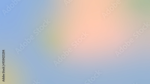 Abstract soft gradient background beige rose peach blue lilac shaded effect blurred natural pale colours