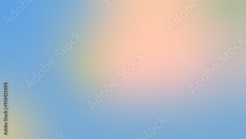 Abstract soft gradient background beige rose peach blue shaded effect blurred natural pale colours