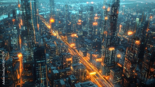 Wallpaper Mural Urban development with sustainable practices Torontodigital.ca