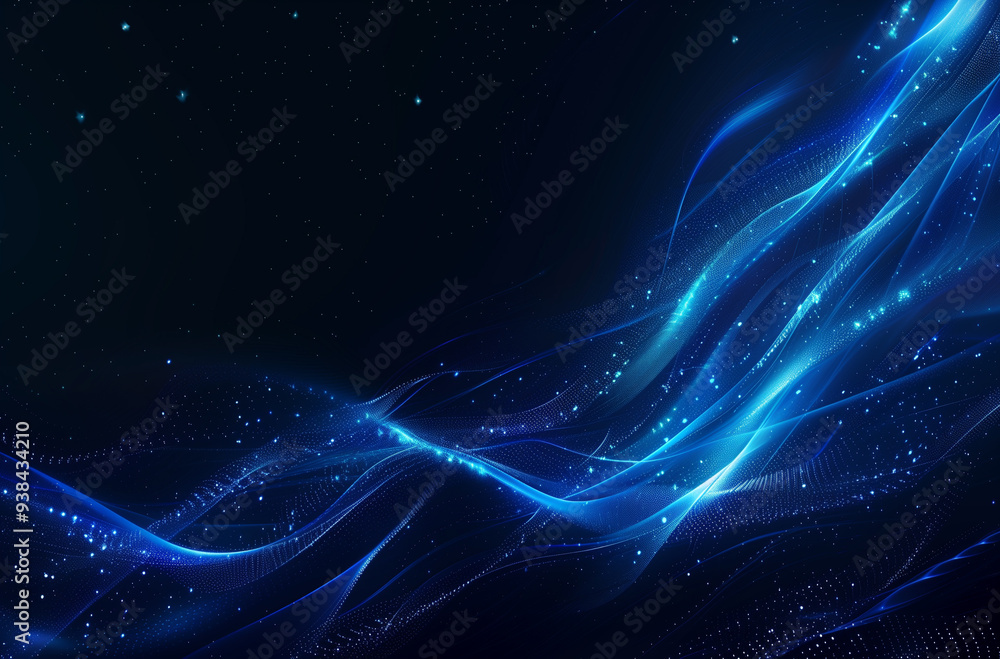 custom made wallpaper toronto digitalFlowing particles