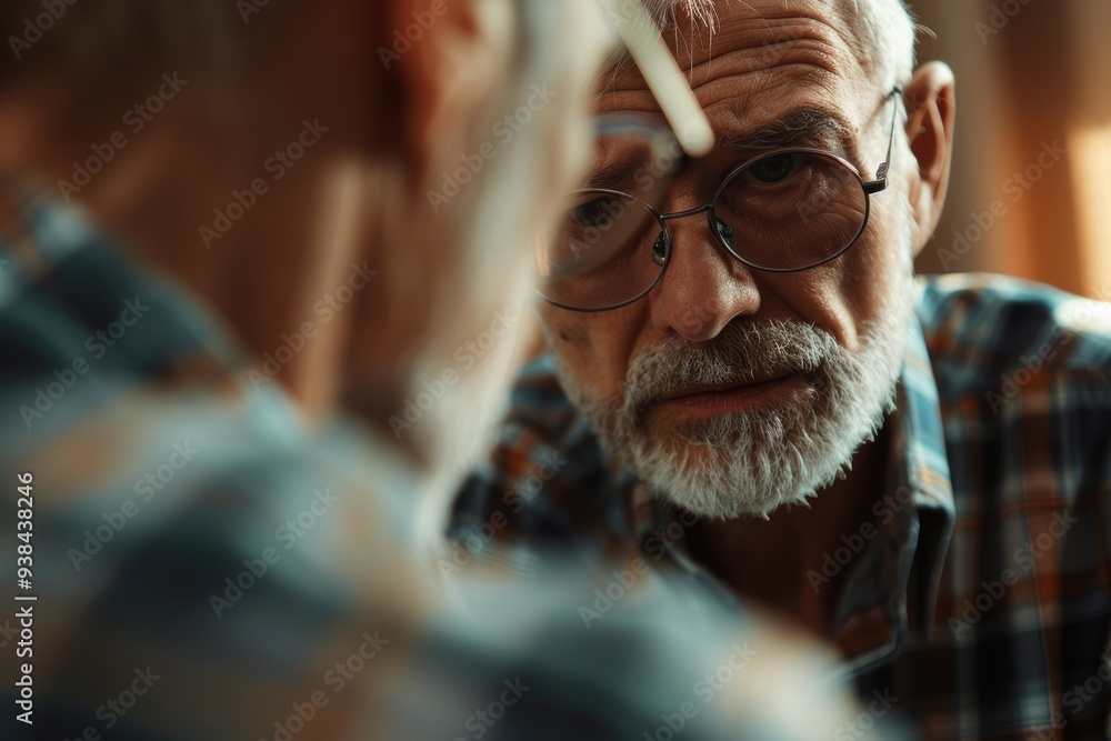 Therapist and elderly client engaging in a counseling session focused on mental health support and advice Therapist and elderly client engaging in a counseling session focused on mental health support and advice