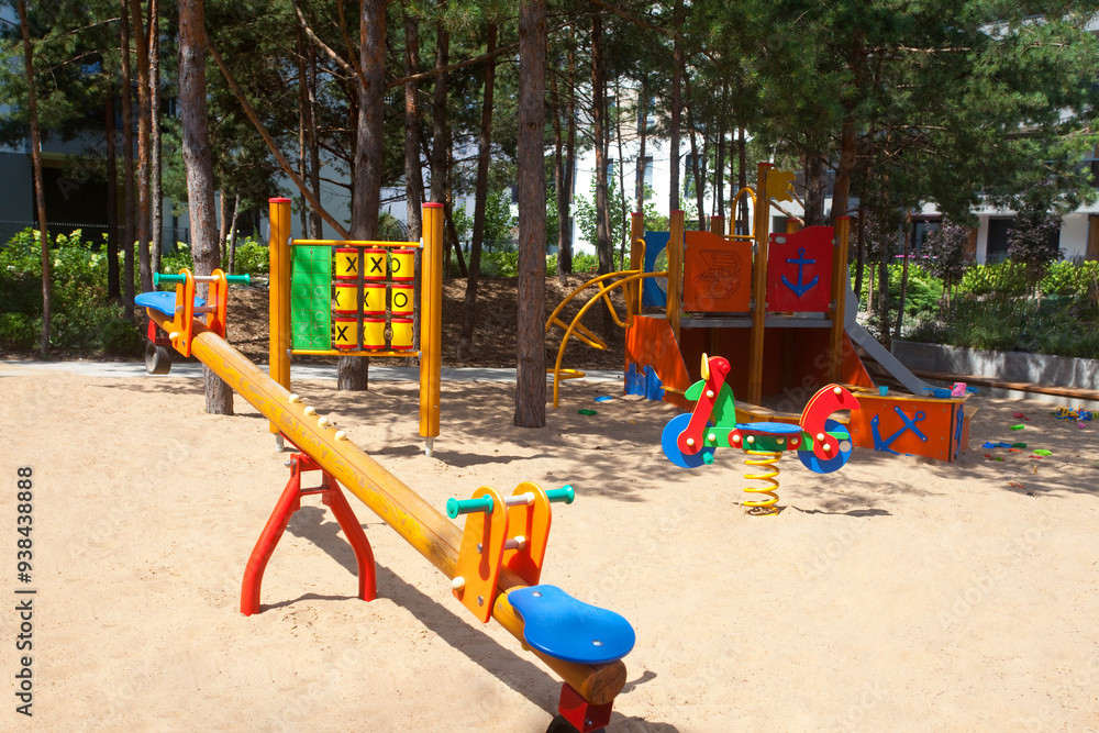 Plac zabaw dla dzieci, Children's playground. Plac zabaw dla dzieci, Children's playground.