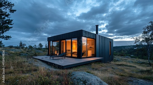 Off-grid living real estate with sustainable practices