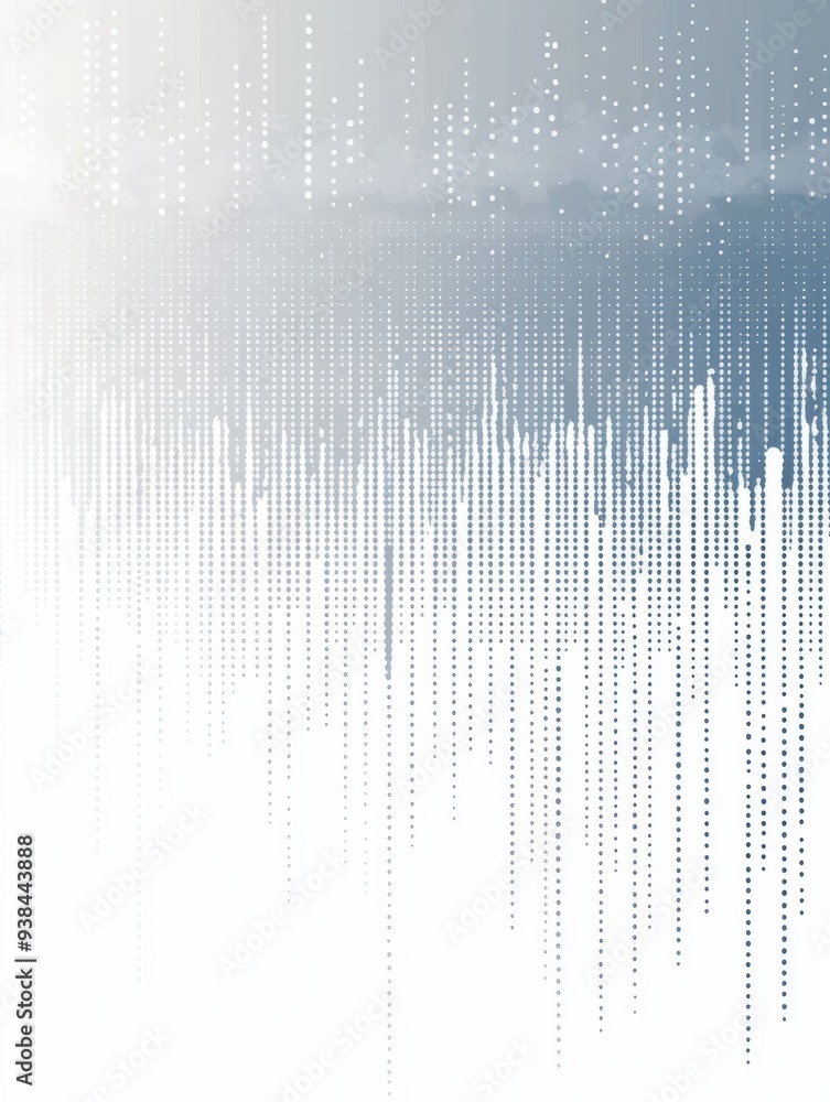 Grey Gradient Background with Pixel Art-Style Design of Horizontal Rows for Sound Waves and Digital Data Streams Grey Gradient Background with Pixel Art-Style Design of Horizontal Rows for Sound Waves and Digital Data Streams