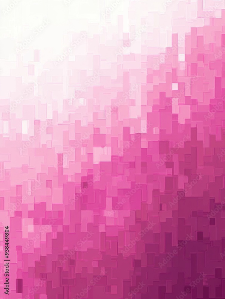 Pink and White Pixel Art-Style Background with Pink Gradient Design Pink and White Pixel Art-Style Background with Pink Gradient Design