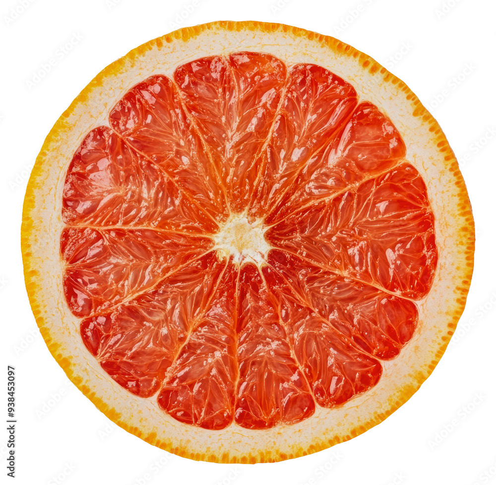 PNG Vibrant red grapefruit slice PNG Vibrant red grapefruit slice