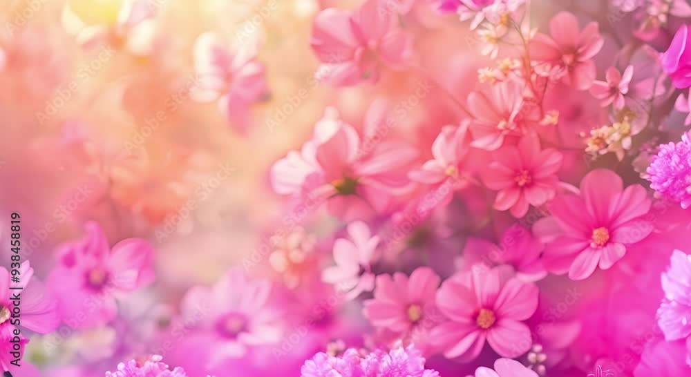 Soft Focus Purple Flowers in Bloom Soft Focus Purple Flowers in Bloom