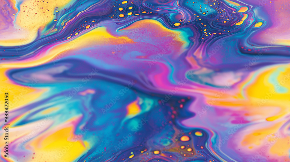 close-up of a colorful oil slick on water, psychedelic colors, macro shot, rainbow colors. close-up of a colorful oil slick on water, psychedelic colors, macro shot, rainbow colors.
