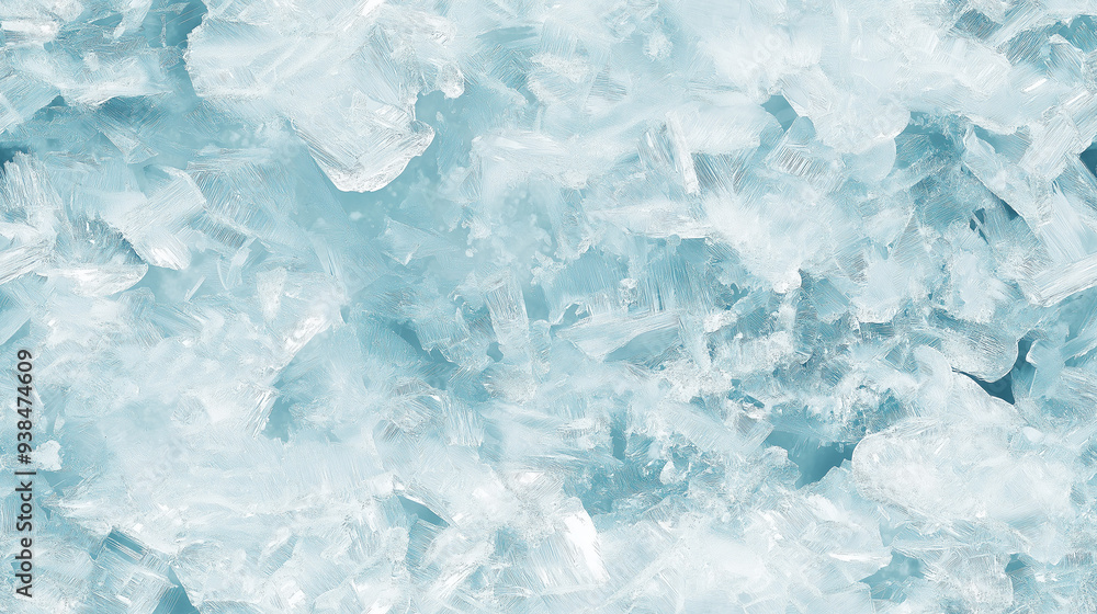 glittering ice crystal texture in pale blue and white glittering ice crystal texture in pale blue and white