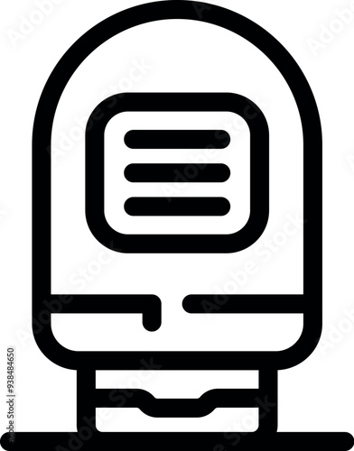 Minimalist vector illustration of a fast train arriving at a platform, ideal for travel and transportation related projects