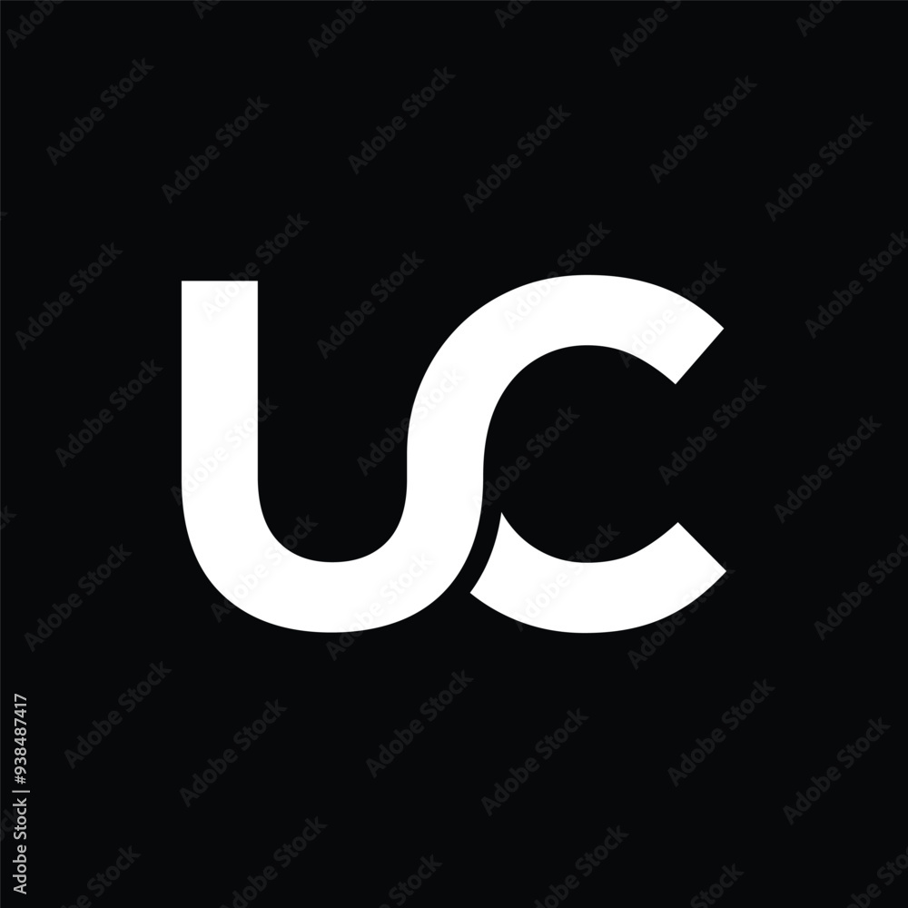 logo design vector abbreviation initial letters uc logo design vector abbreviation initial letters uc