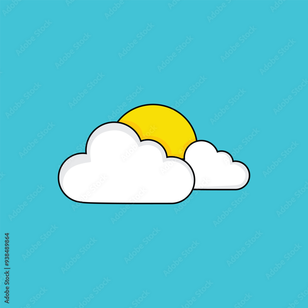 a cartoon drawing of a sun and clouds with sky blue background or vector cloud or sun Vector sunshine and fluffy clouds and illustrator vector banner sun or clouds a cartoon drawing of a sun and clouds with sky blue background or vector cloud or sun Vector sunshine and fluffy clouds and illustrator vector banner sun or clouds