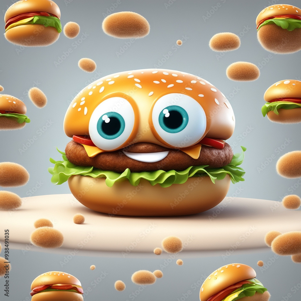 burger cartoon character burger cartoon character
